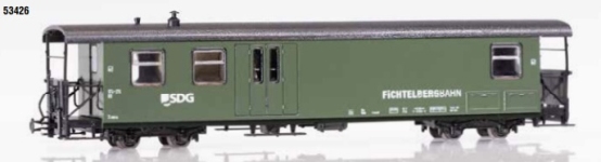 pmt - profi modell thyrow 53426 - H0e - Personenwagen, SDG Fichtelbergbahn, Ep. VI
